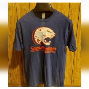 South Alabama Jaguars Navy Graphic Tee New NWT Medium